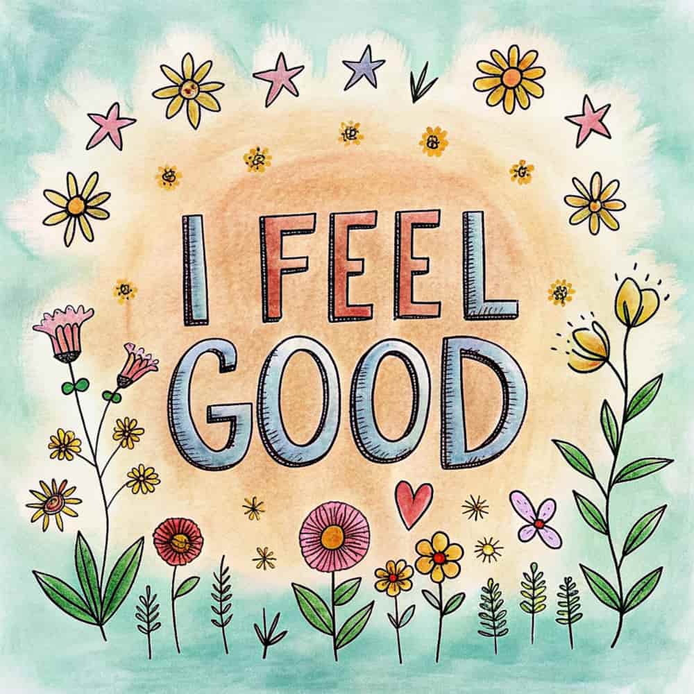 أنا أشعر بحالة جيدة أنا أشعر بحالة جيدة