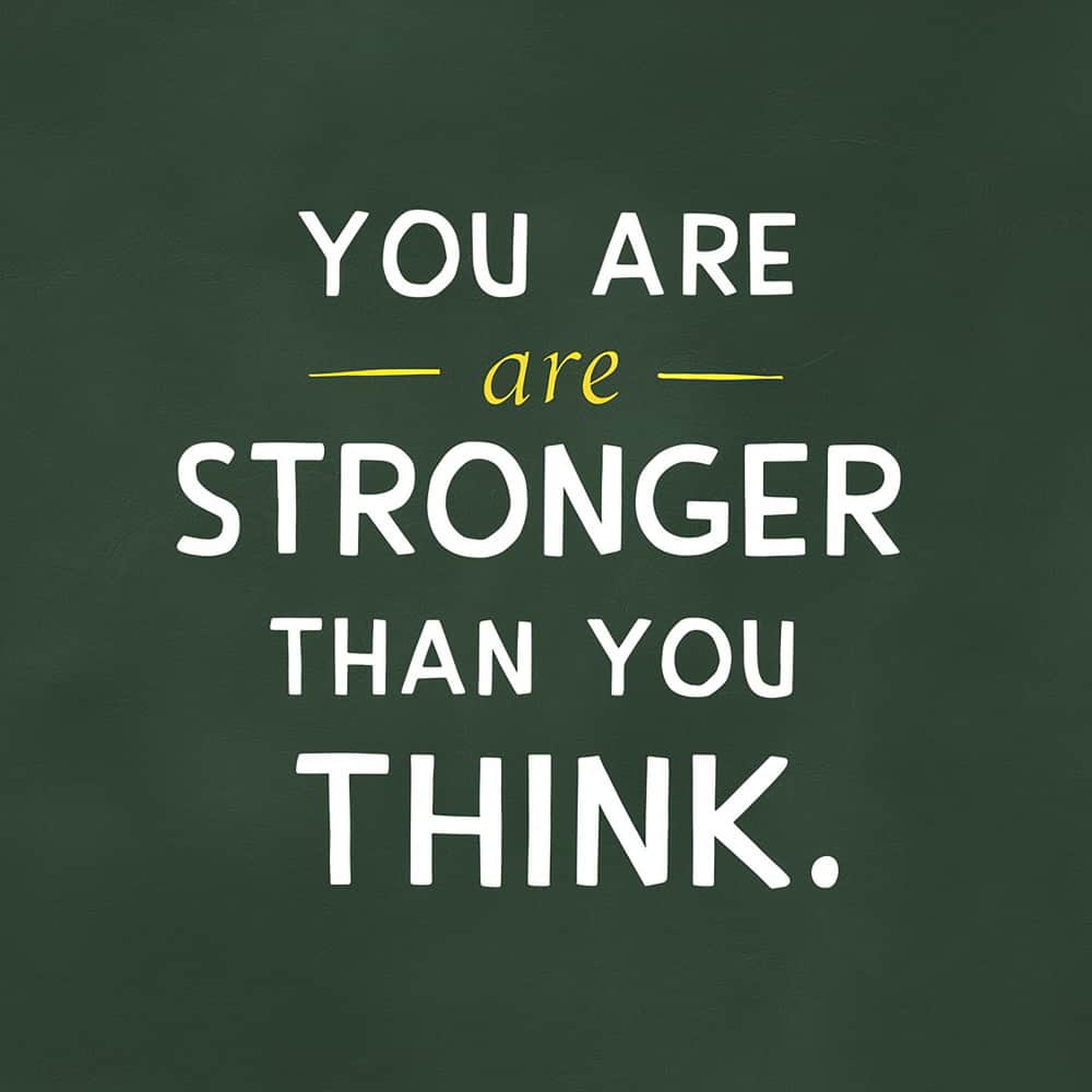 أنت أقوى مما تعتقد أنت أقوى مما تعتقد