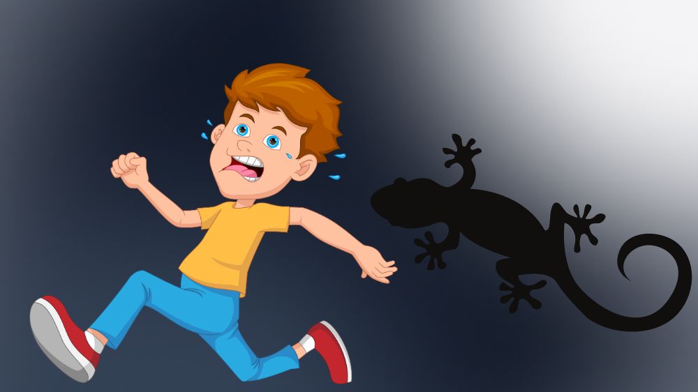 مطاردة الوزغ في المنام