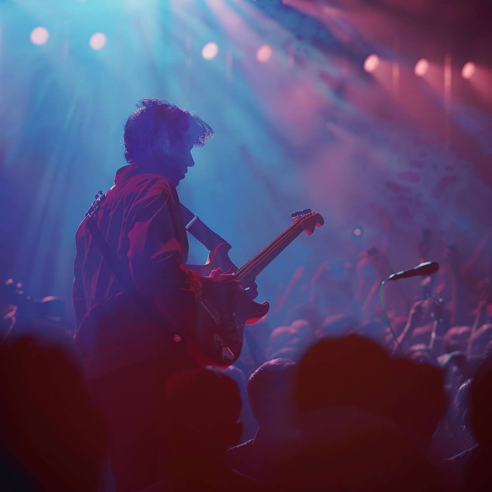 شاب يحمل جيتار