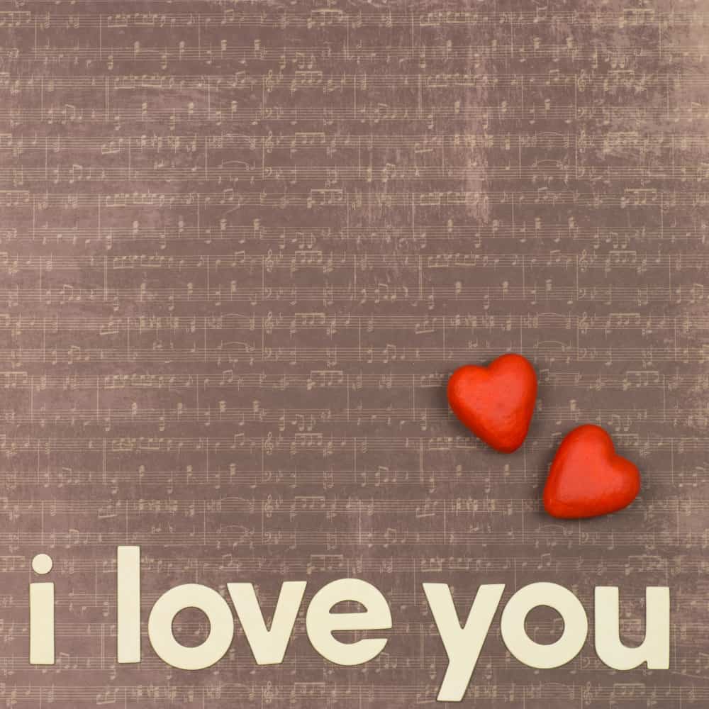 عبارة أنا أحبك