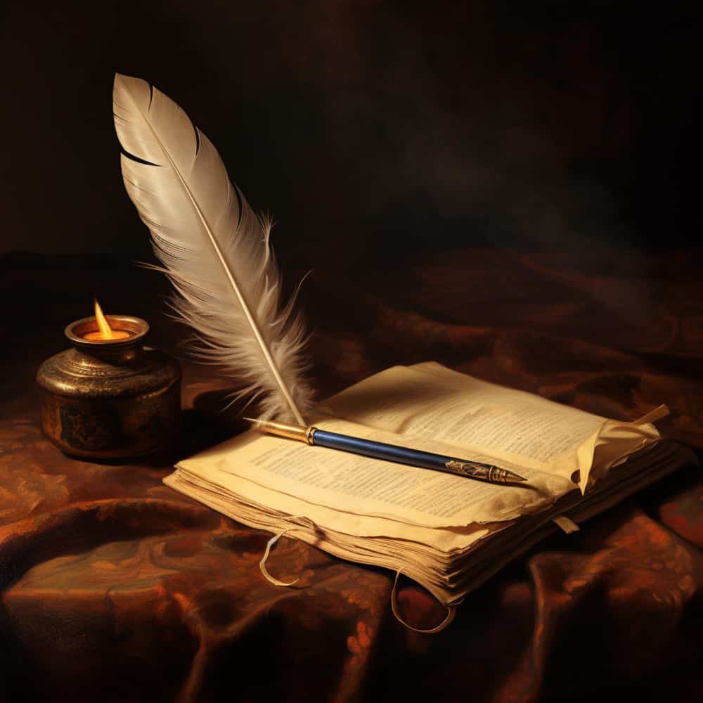 كتاب وقلم وريشة