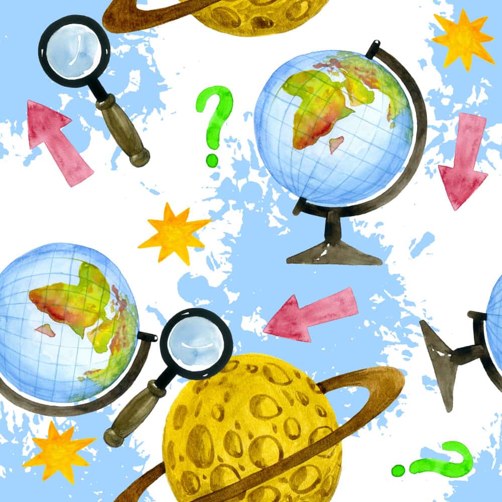 كرة أرضية وكواكب