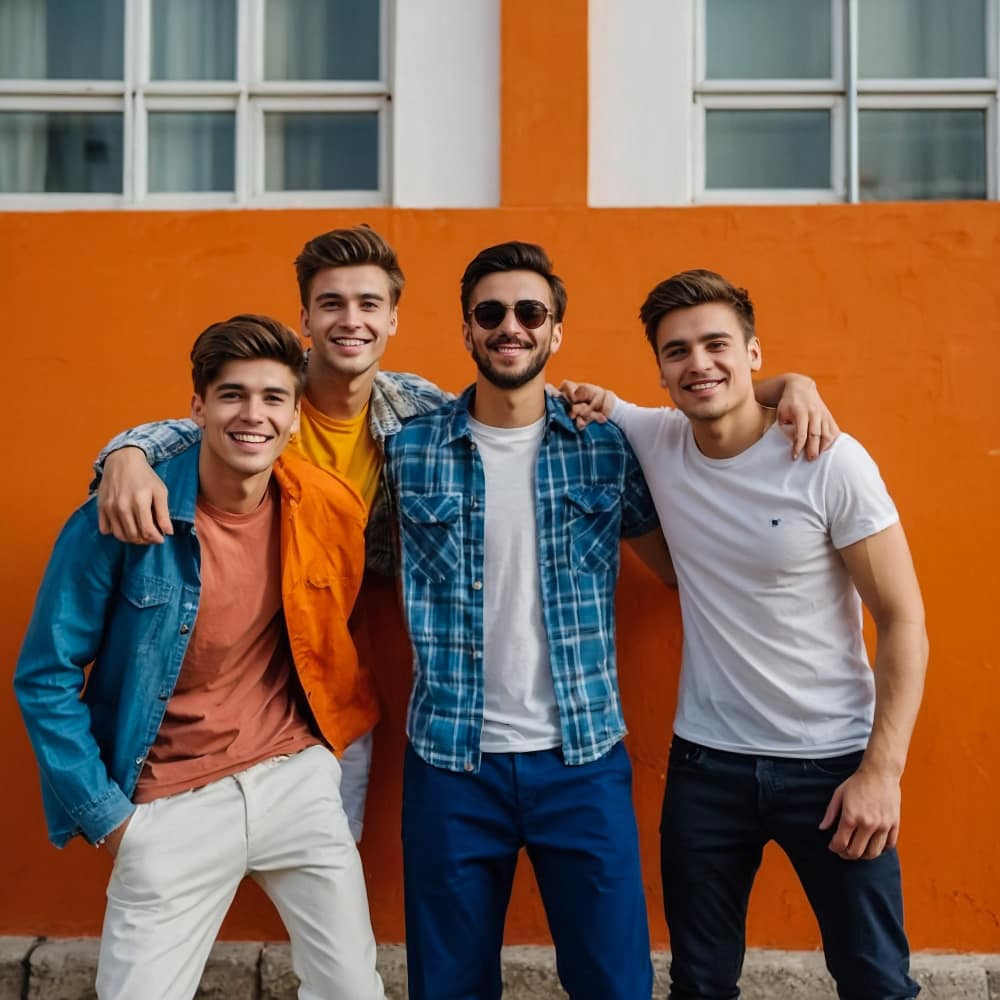 مجموعة من الشباب