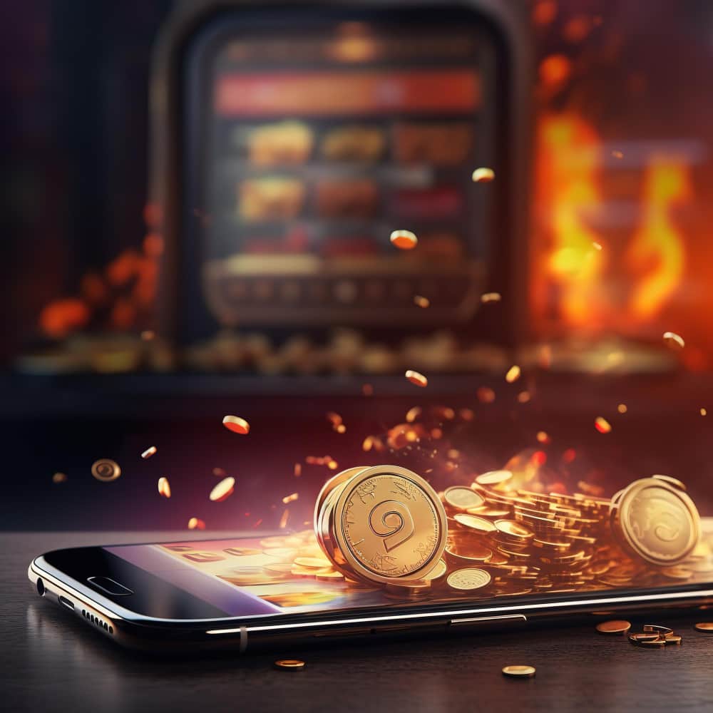 نقود وهاتف محمول