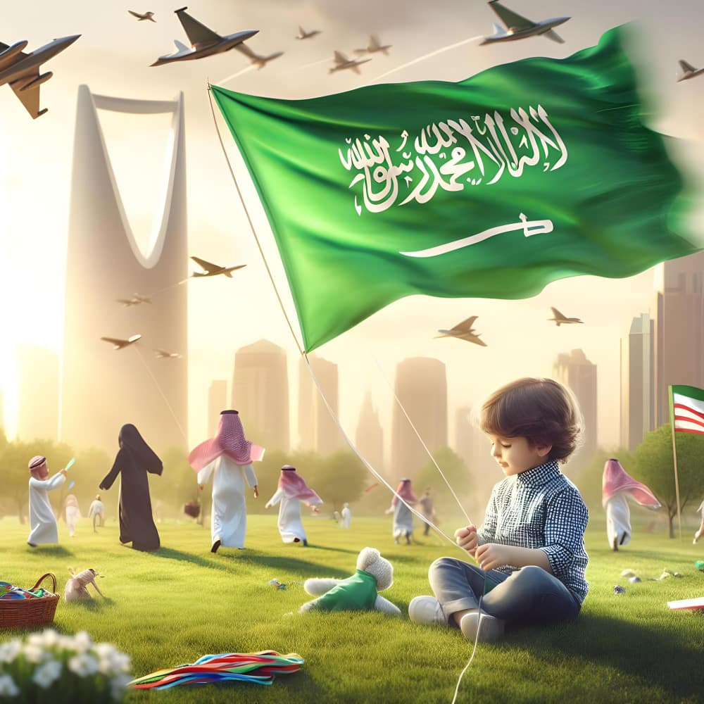 احتفال باليوم الوطني السعودي