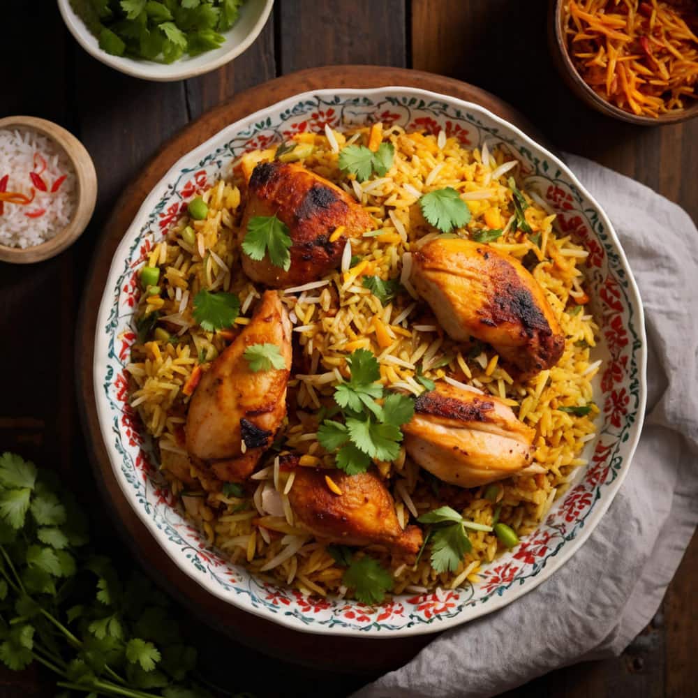 رز كبسة بالفراخ