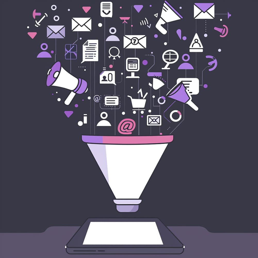 شاشة إلكترونية يخرج منها ميكروفون