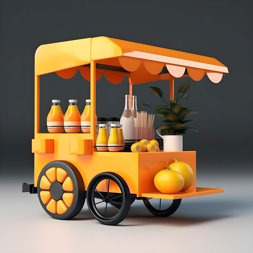 عربة عصائر