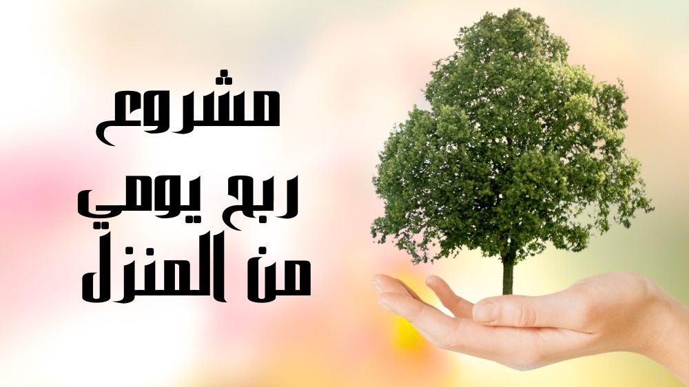 مشروع ربح يومي من المنزل