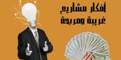 أفكار مشاريع غريبة ومربحة وأشهر المشاريع التي حققت ربح عالي