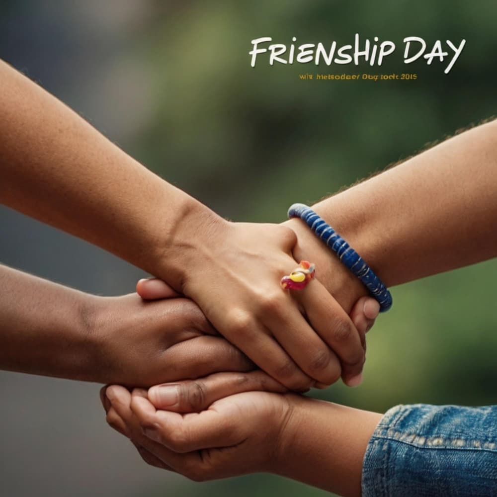 أيادي أصدقاء متشابكة