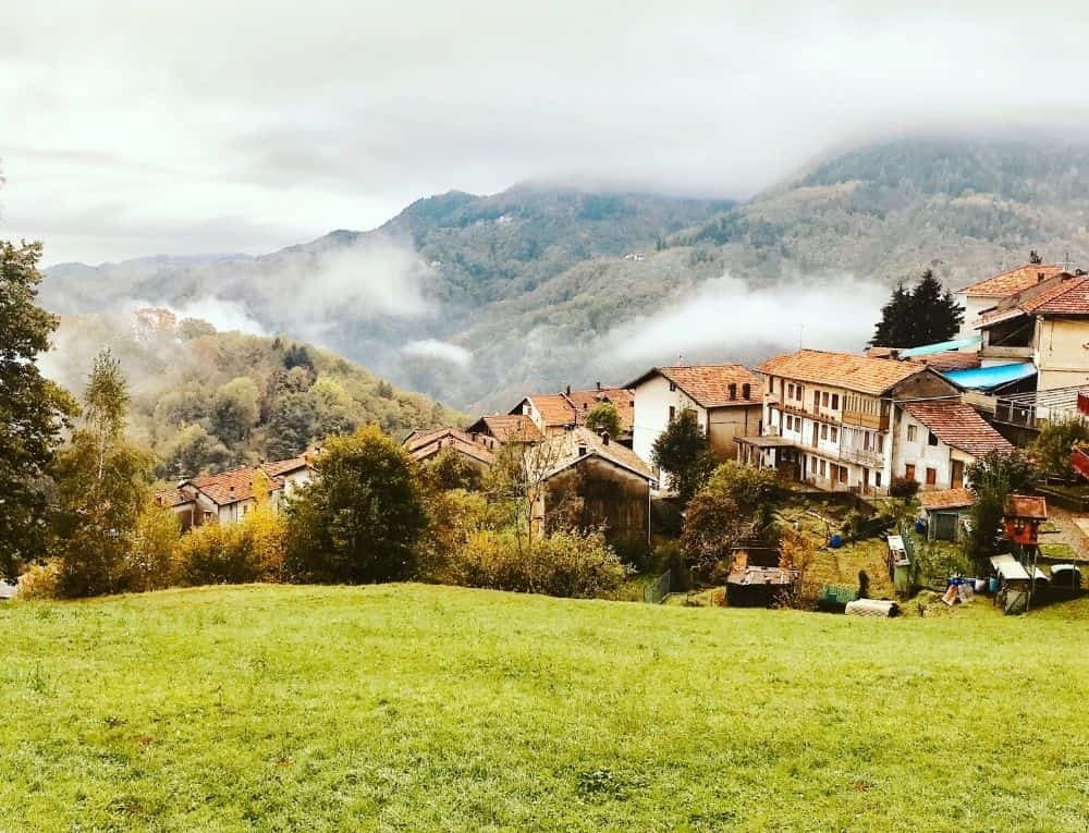 بيوت على أرض زراعية