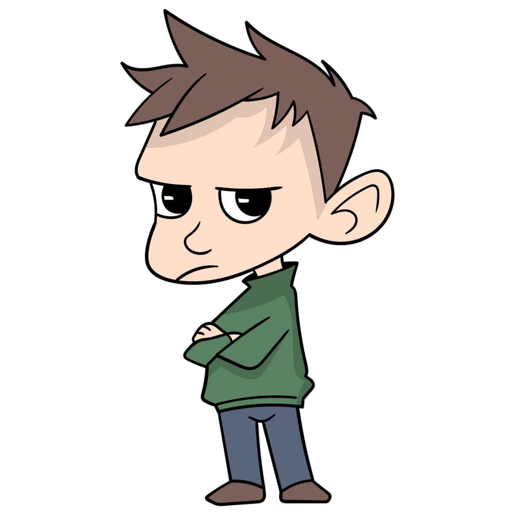 صورة طفل غاضب