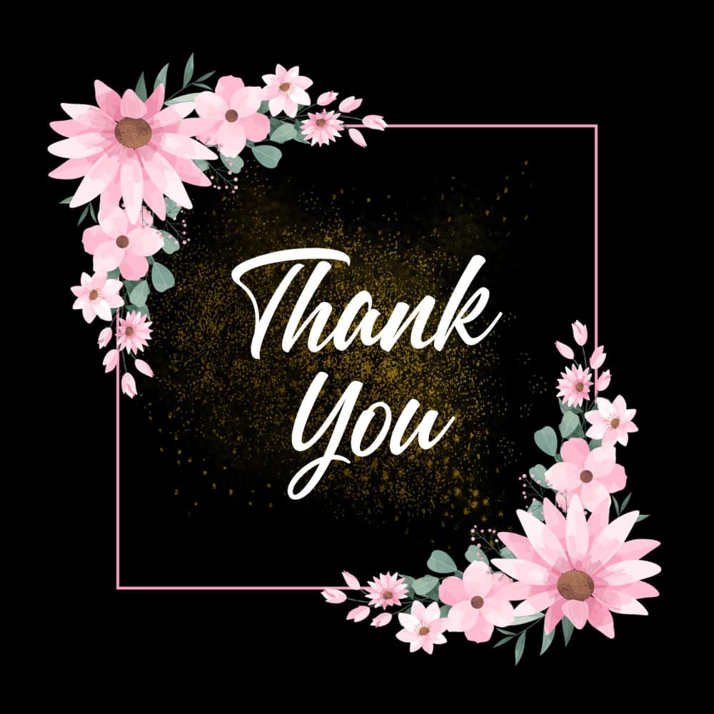 عبارة شكرا لك