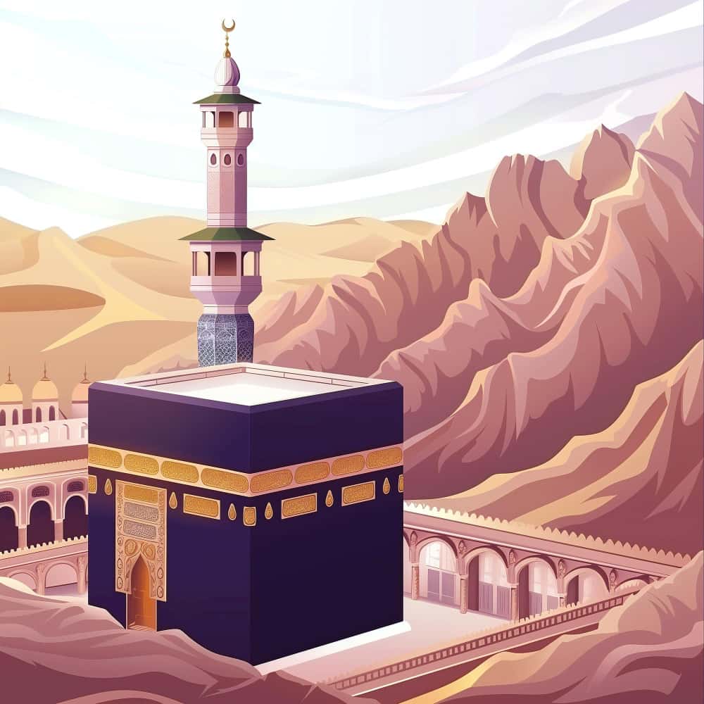 مجسم عن الكعبة