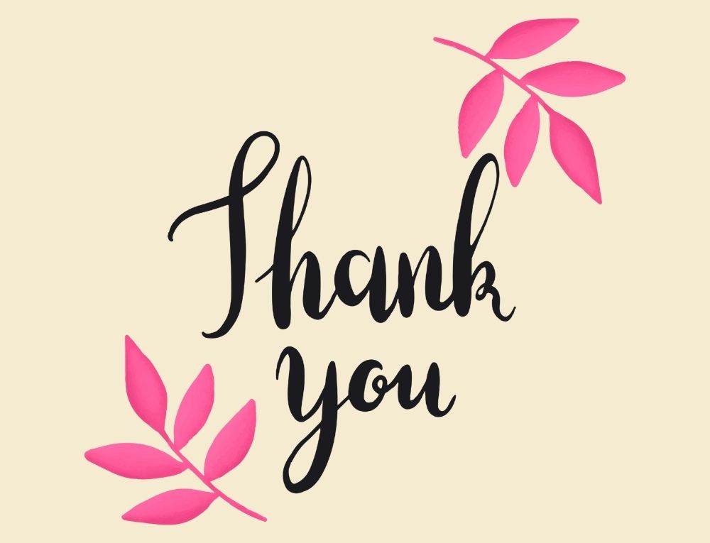 عبارة شكرًا