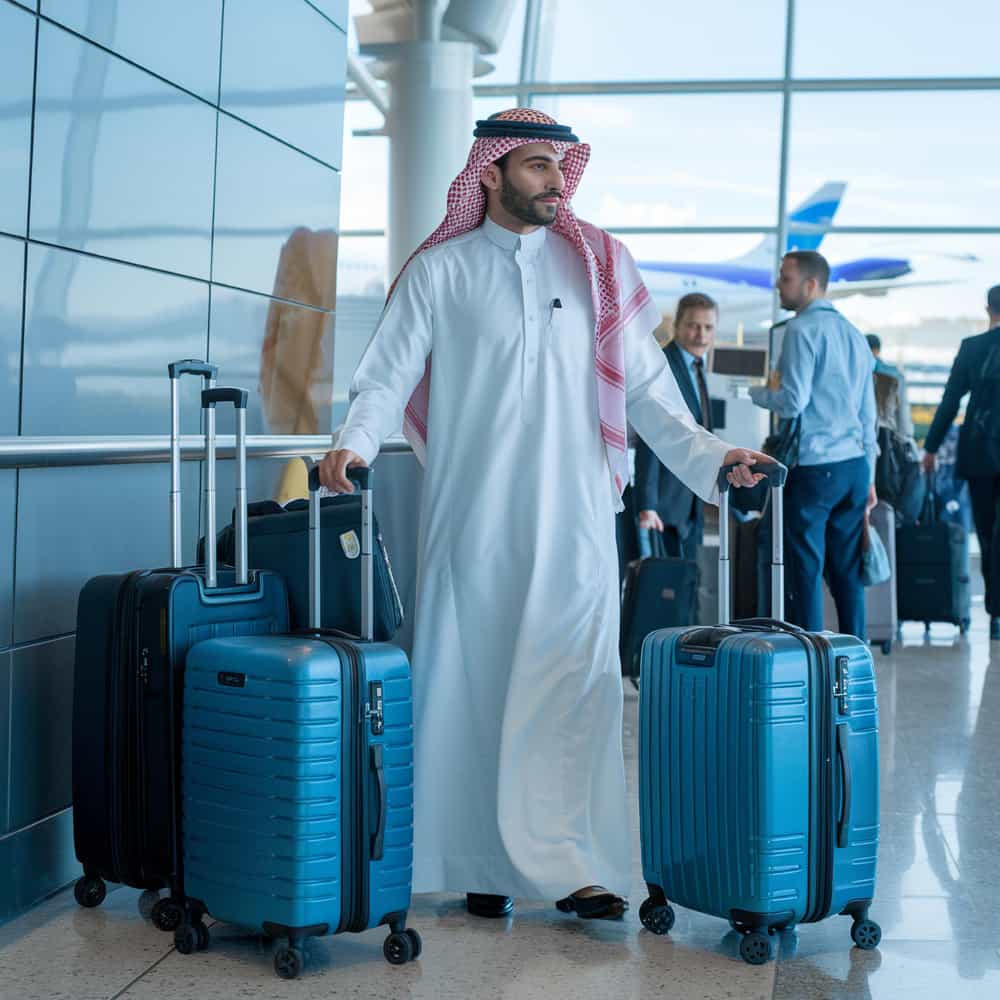 رجل سعودي في المطار