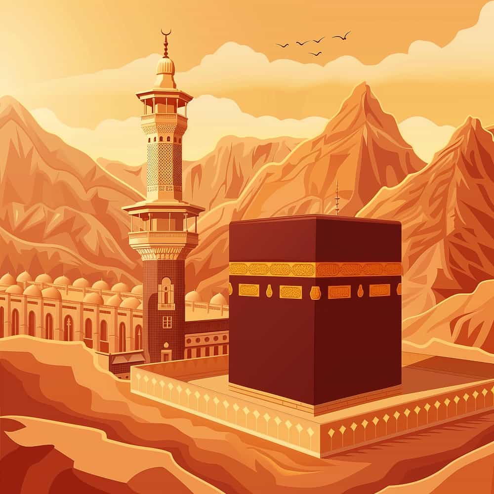 صورة للكعبة المشرفة