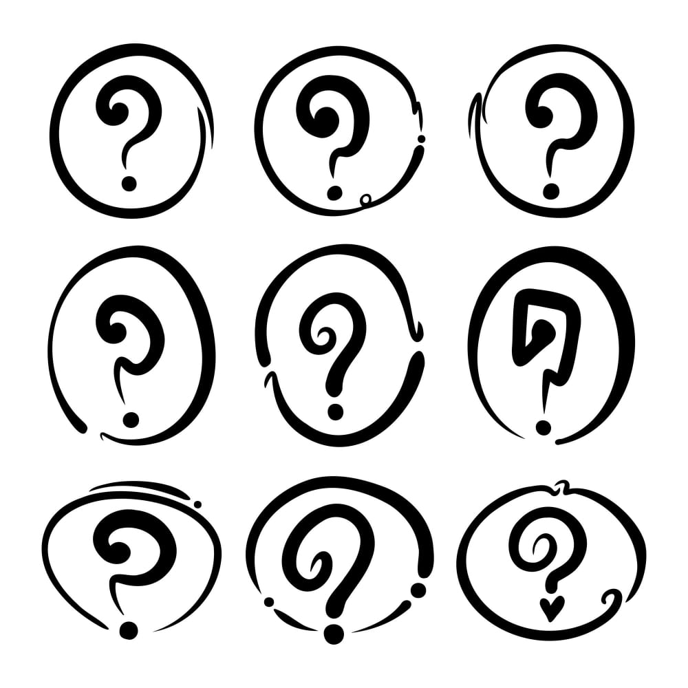 علامات استفهام