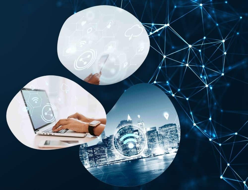 يد تكتب على لاب توب وعلامة واي فاي