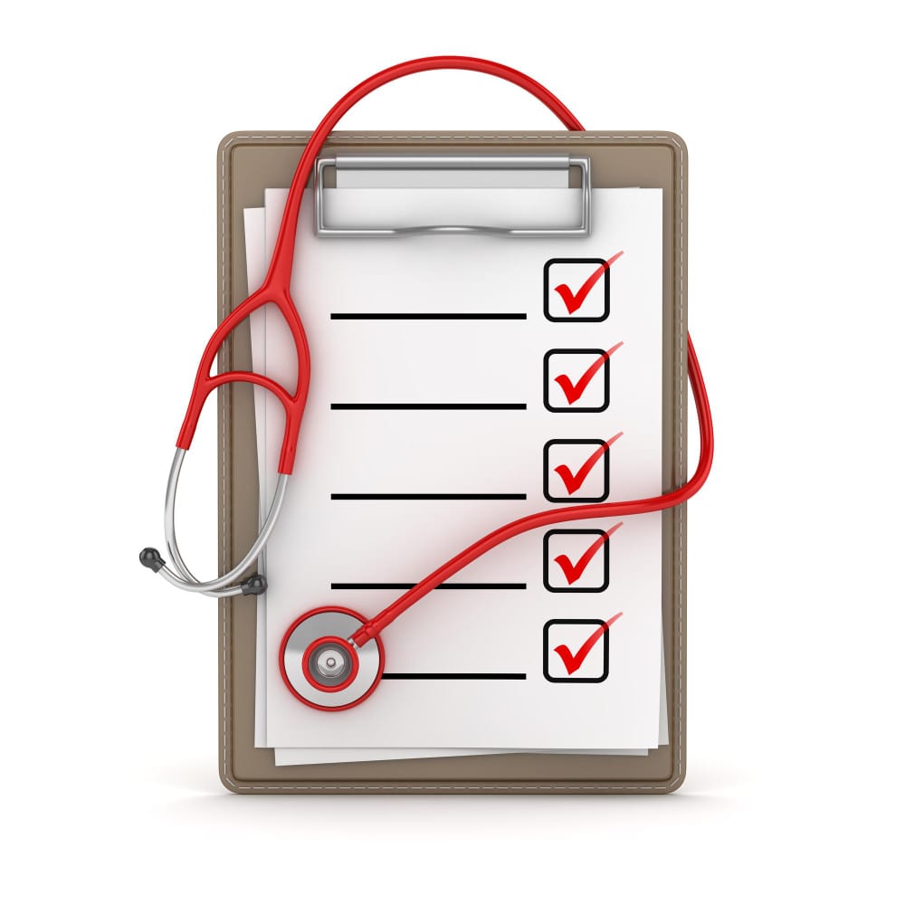 لافتة شروط عليها سماعة طبية