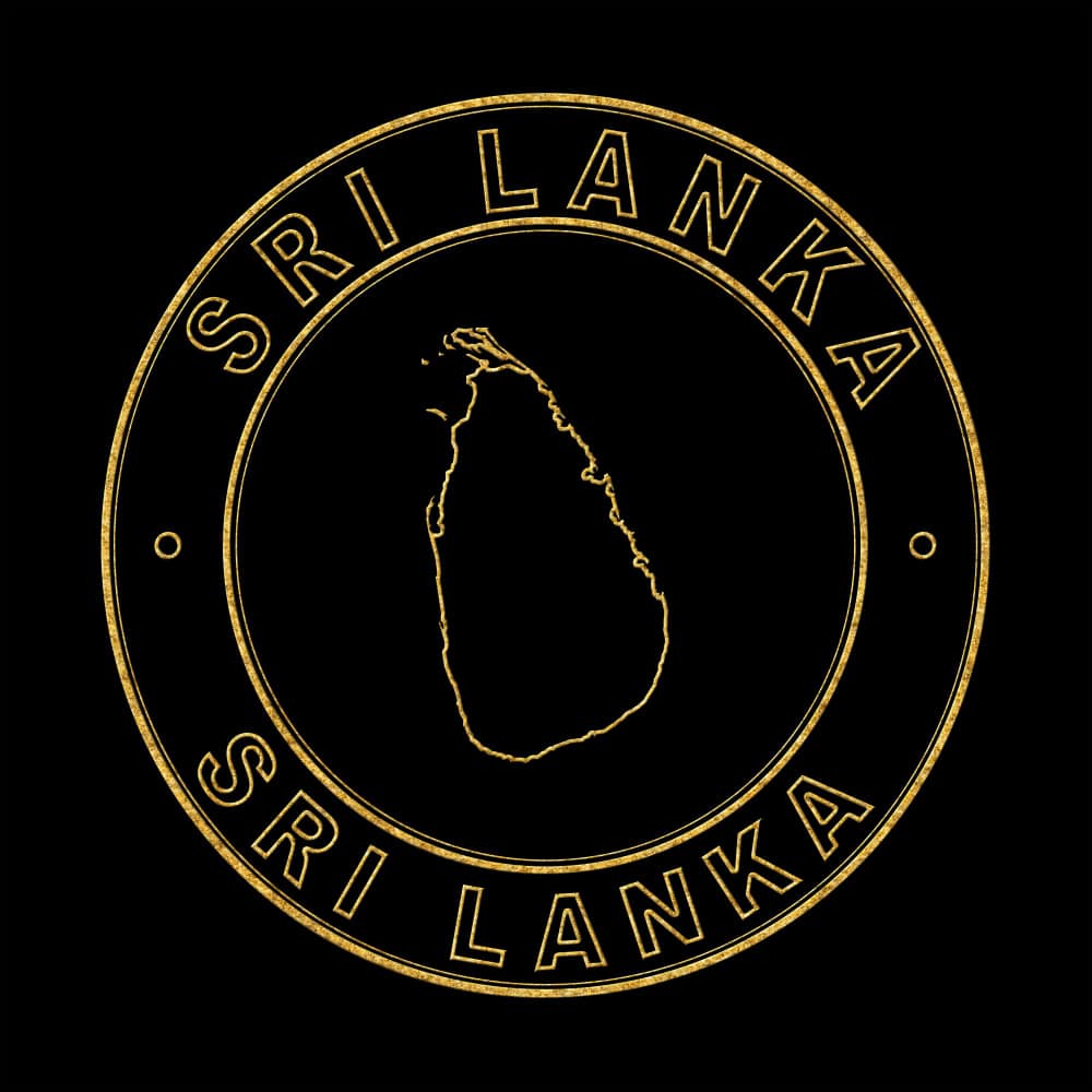 خريطة سريلانكا