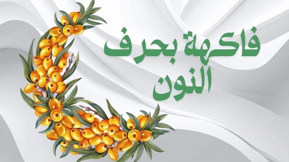 فاكهة بحرف النون