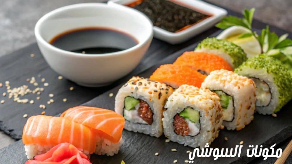 مكونات السوشي