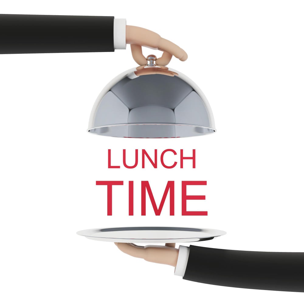 يد تحمل عبارة وقت الغداء يد تحمل عبارة وقت الغداء