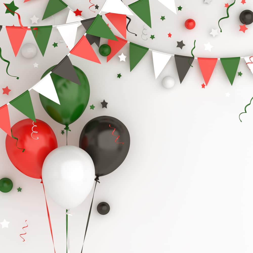 زينة وبالونات