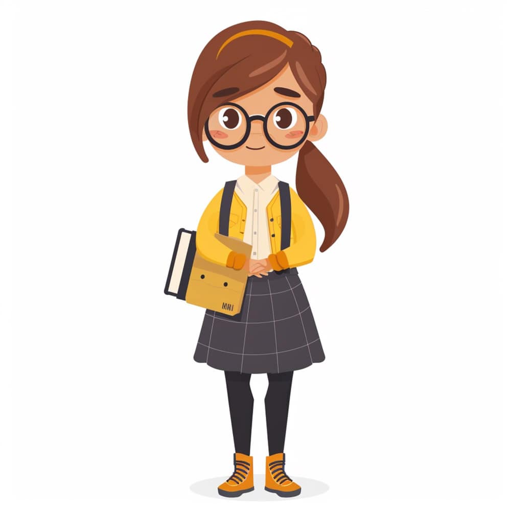 طالبة مدرسية