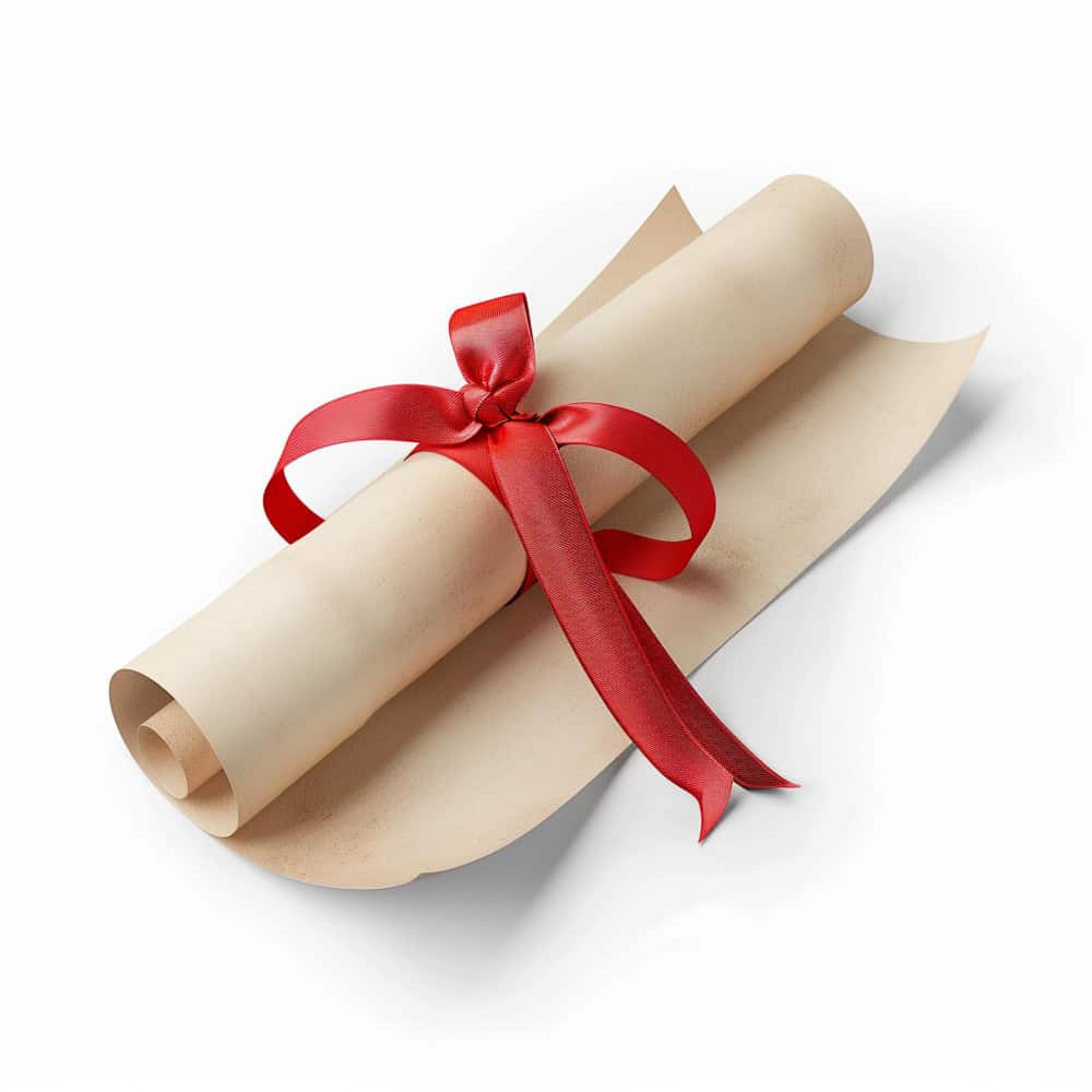 رسالة محاطة بشريط أحمر