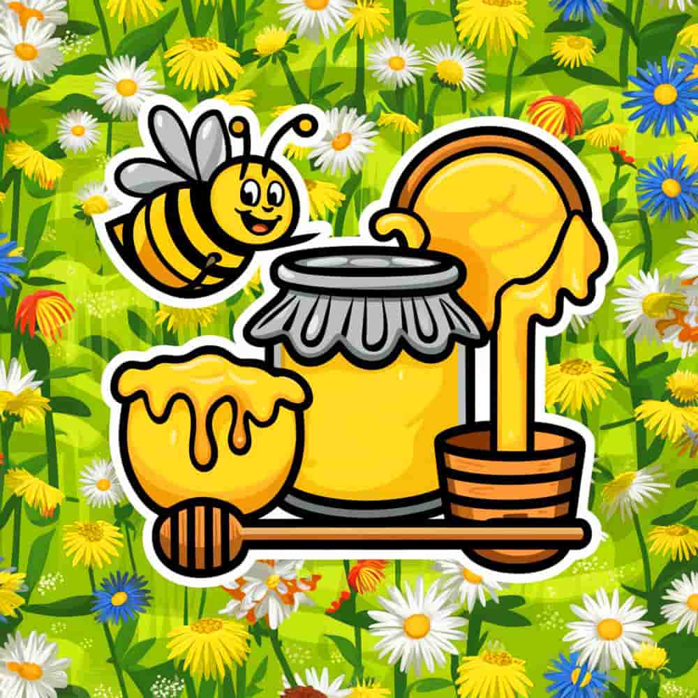 نحلة تصنع العسل نحلة تصنع العسل