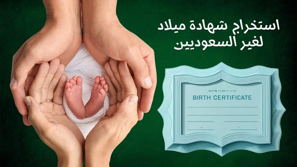استخراج شهادة ميلاد لغير السعوديين