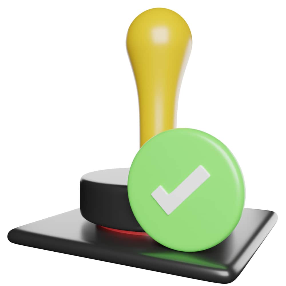 علامة صح خضراء